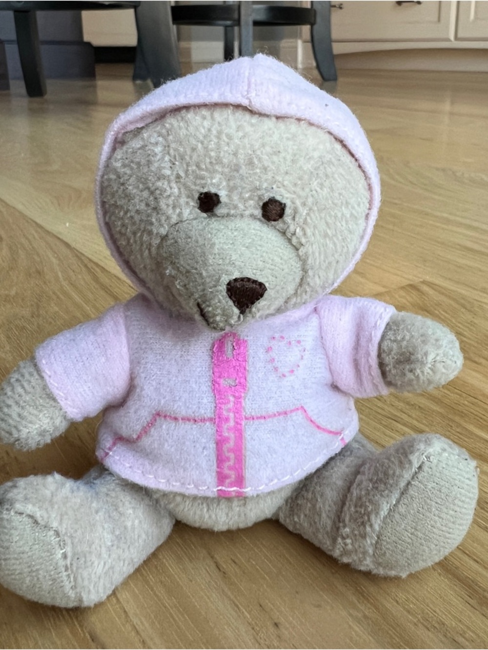 McDonald's 2007 Build-A-Bear "Curly Teddy" Happy Meal Toy Plush Stuffed Animal